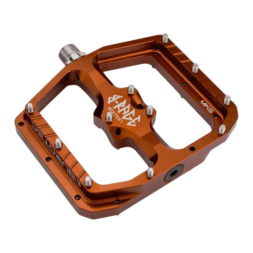 Płaskie pedały BURGTEC PENTHOUSE FLAT MK5 B-RAGE EDITION Kash Bronze