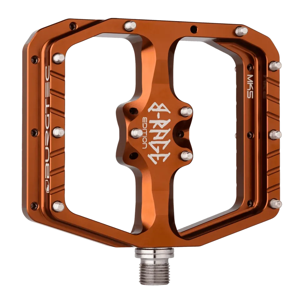 Płaskie pedały BURGTEC PENTHOUSE FLAT MK5 B-RAGE EDITION Kash Bronze