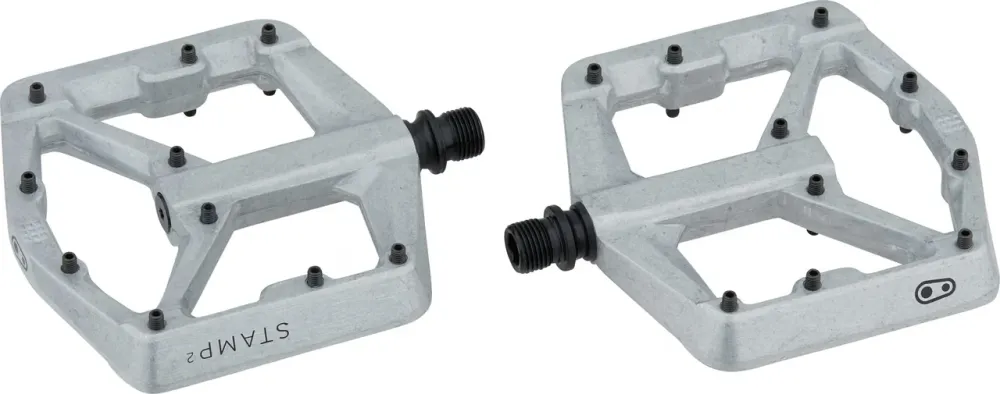Płaskie pedały CRANKBROTHER STAMP 2 Small Silver