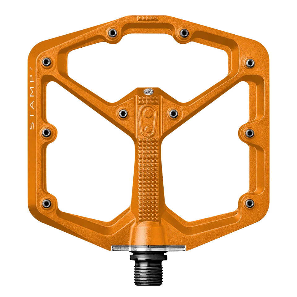 Płaskie pedały CRANKBROTHERS STAMP 7 Large Orange