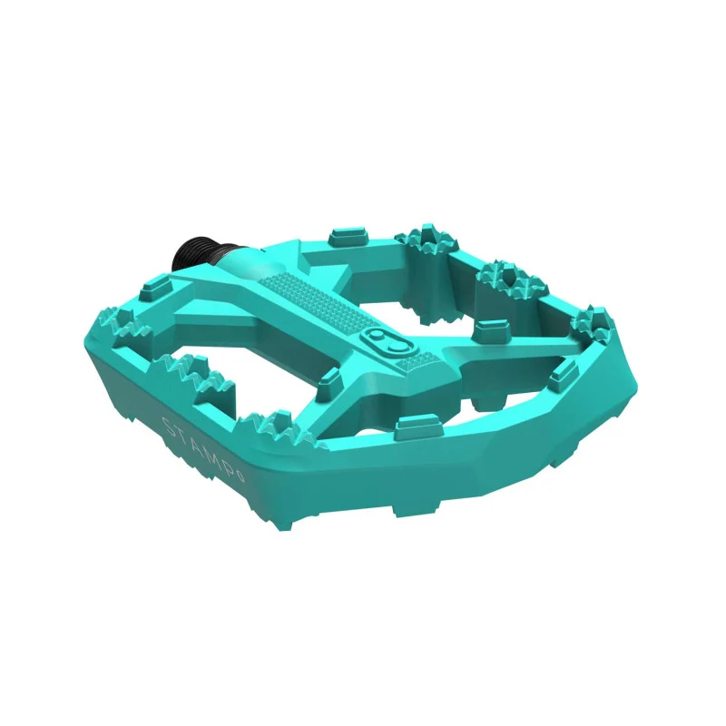 Płaskie pedały CRANKBROTHERS STAMP 0 Large Turquoise