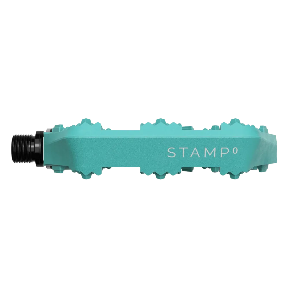 Płaskie pedały CRANKBROTHERS STAMP 0 Large Turquoise