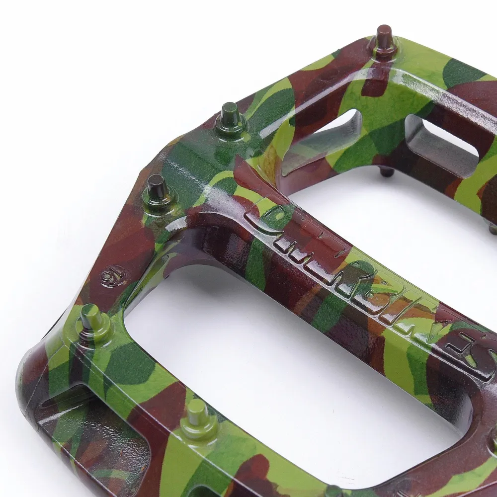 Płaskie pedały DMR V6 Camo Green