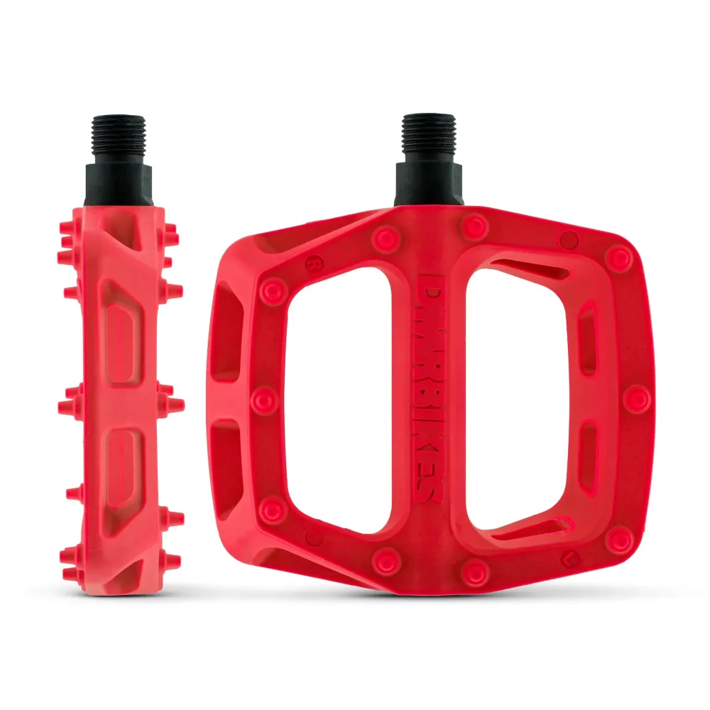 Płaskie pedały DMR V6 Red