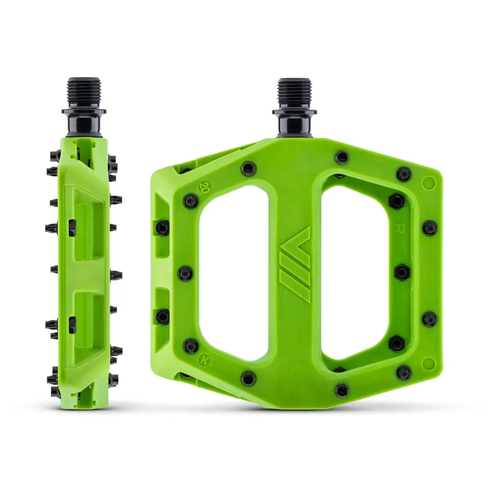 Płaskie pedały DMR V11 Green