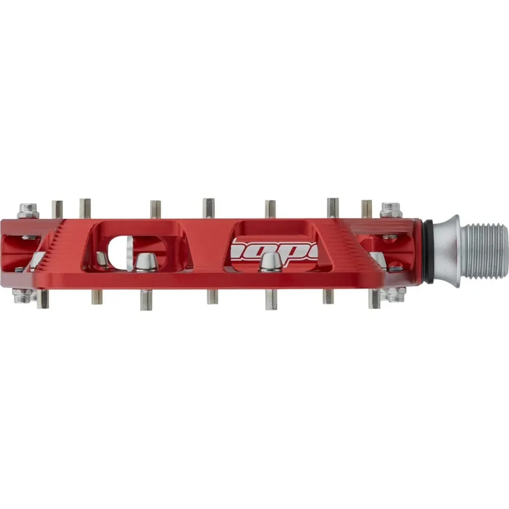 Płaskie pedały HOPE F22 czerwone