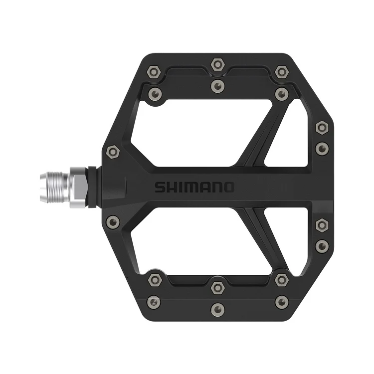 Płaskie pedały SHIMANO PD-GR400 w kolorze czarnym