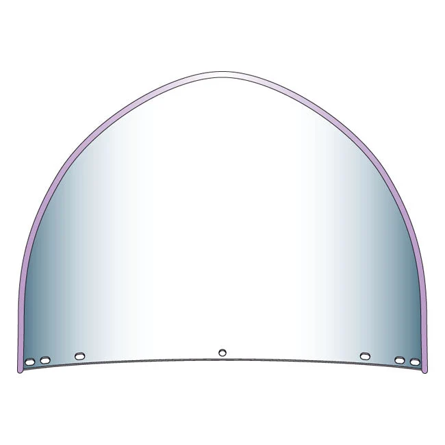 NC Peaked Upper Windshield HD 7-bolt
