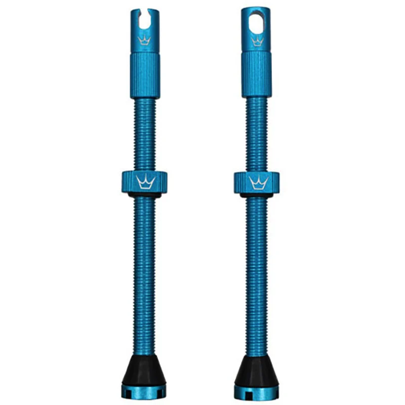 PEATY'S x Chris King MK2 Presta 80 mm Zawory bezdętkowe (x2) Turkusowy