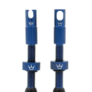 PEATY'S x Chris King MK2 Presta 60 mm Zawory bezdętkowe (x2) Niebieski