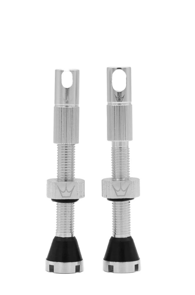 PEATY'S x Chris King MK2 Presta 42 mm Zawory bezdętkowe (x2) Srebrny