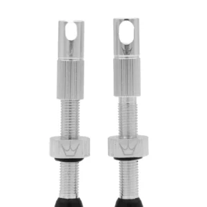 PEATY'S x Chris King MK2 Presta 42 mm Zawory bezdętkowe (x2) Srebrny
