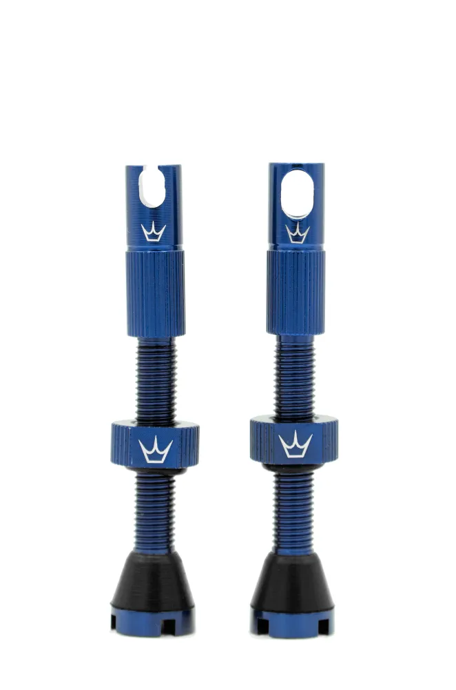 PEATY'S x Chris King MK2 Presta 60 mm Zawory bezdętkowe (x2) Niebieski
