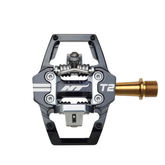 Pedały HT COMPONENTS ENDURO T2T Titanium Black