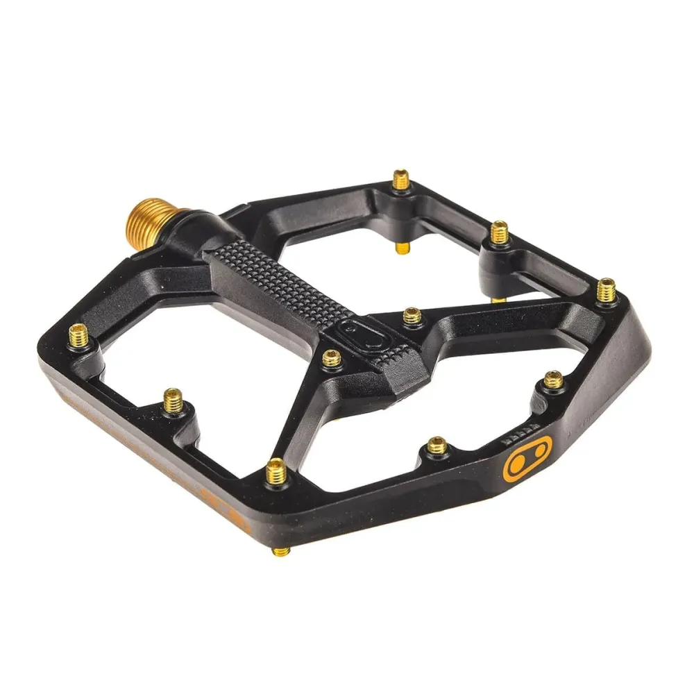 Pedały płaskie CRANKBROTHERS STAMP 11 Wide Black/Gold