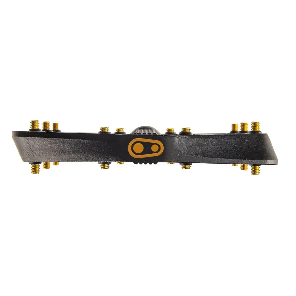 Pedały płaskie CRANKBROTHERS STAMP 11 Wide Black/Gold