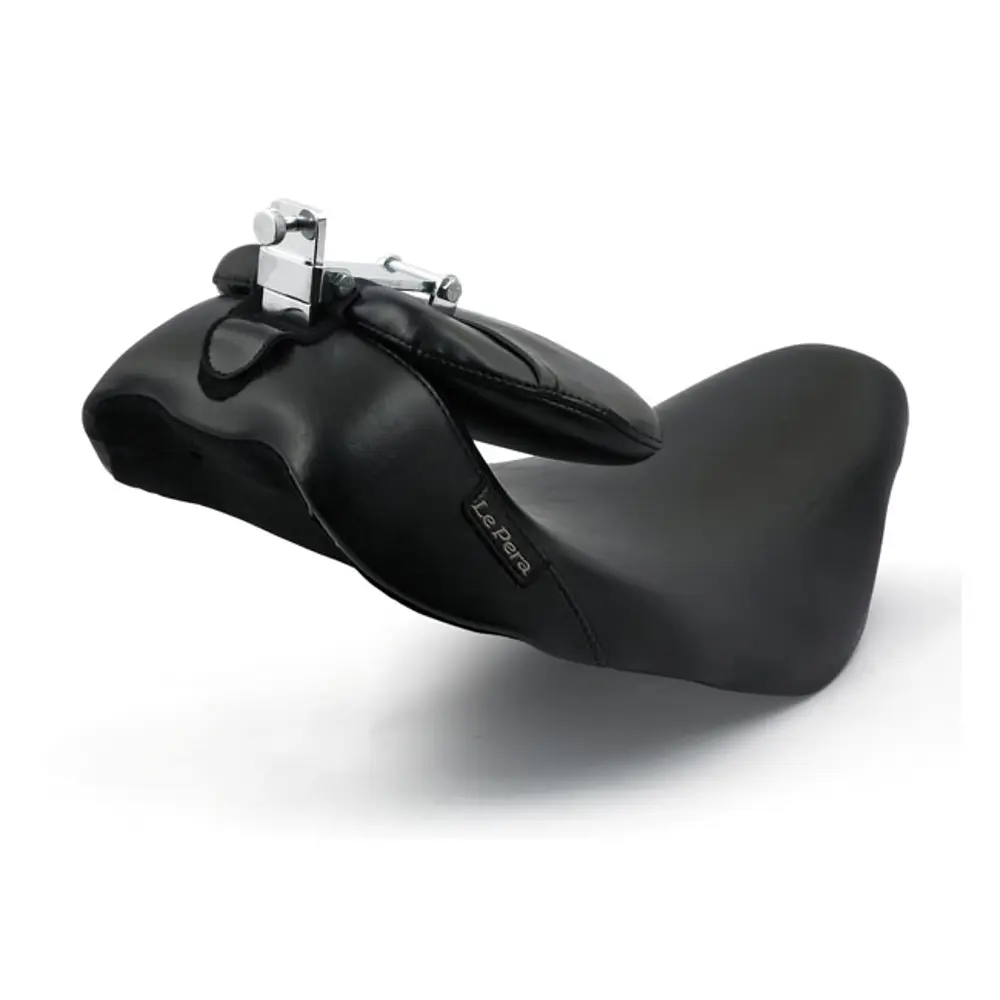 Le Pera Bare Bones Solo Seat z oparciem dla Harley