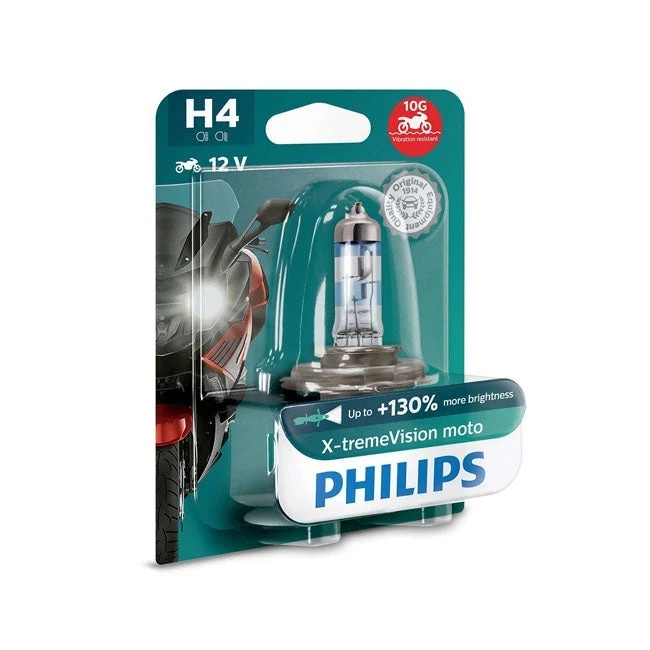 Philips Żarówka reflektora X-TremeVision+ Moto H4 55/60W