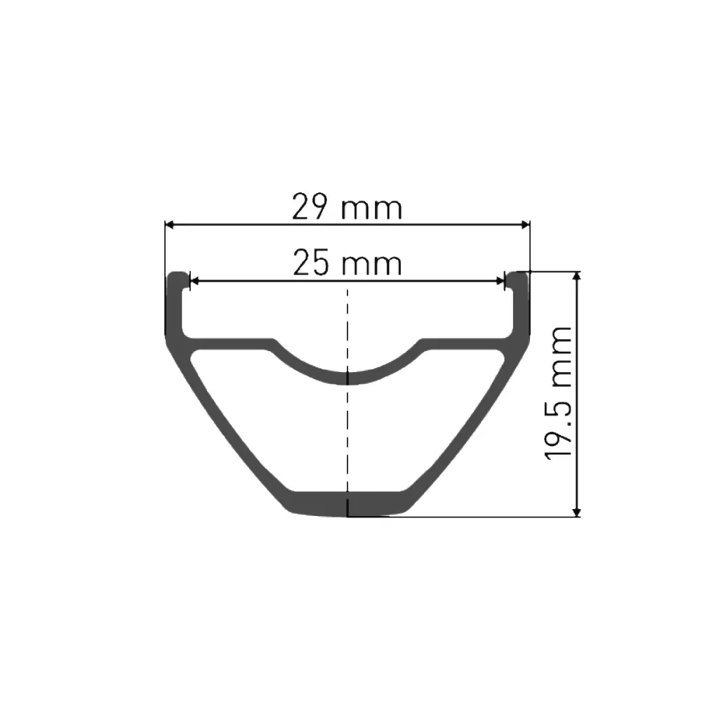 Przednie koło DT SWISS X 1900 SPLINE 29'' 25 mm 15x110 mm