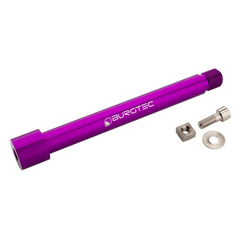 Oś przedniego koł BURGTEC do widelca FOX 15x110 mm Boost KaboltX 2021 Purple