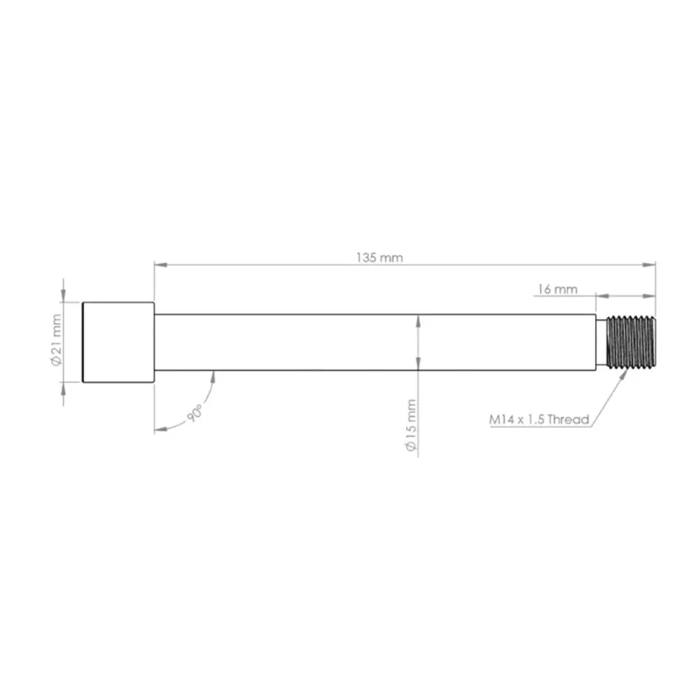 Oś przedniego koł BURGTEC do widelca FOX 15x110 mm Boost KaboltX 2021 różowy