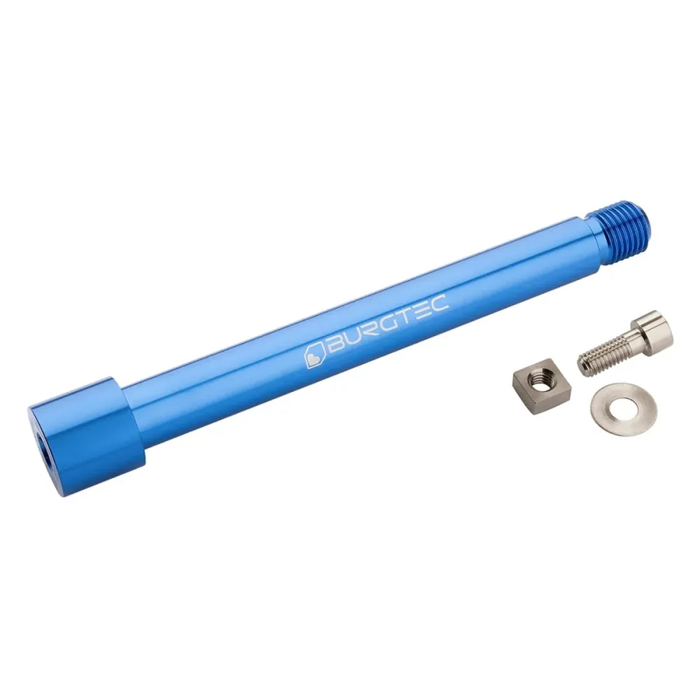 Oś przedniego koł BURGTEC do widelca FOX 15x110 mm Boost KaboltX 2021 Blue