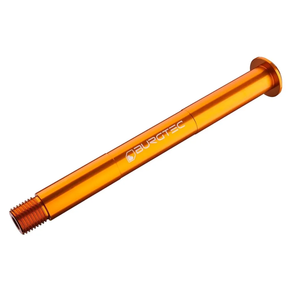 Oś przedniego koł BURGTEC do widelca FOX 15x110 mm Boost Avant 2021 Orange