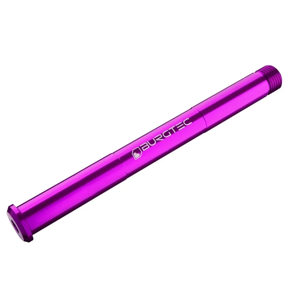 Oś przedniego koł BURGTEC do widelca Rockshox 15x110 mm Boost Violet