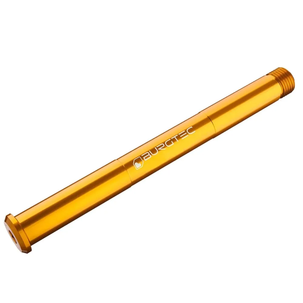 Oś przedniego koł BURGTEC do widelca Rockshox 15x110 mm Boost Gold