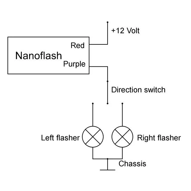 Przekaźnik Axel Joost Elektronik Nanoflash Flasher Relay