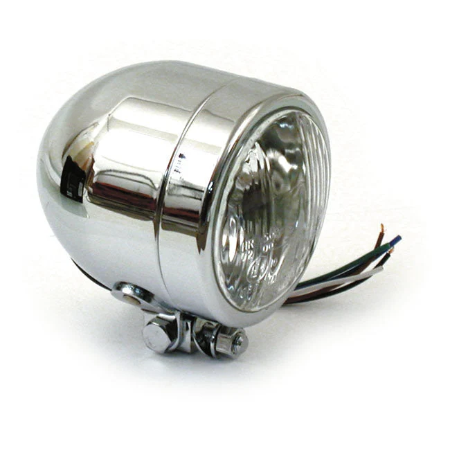 Reflektor motocyklowy 4" H7 chrom