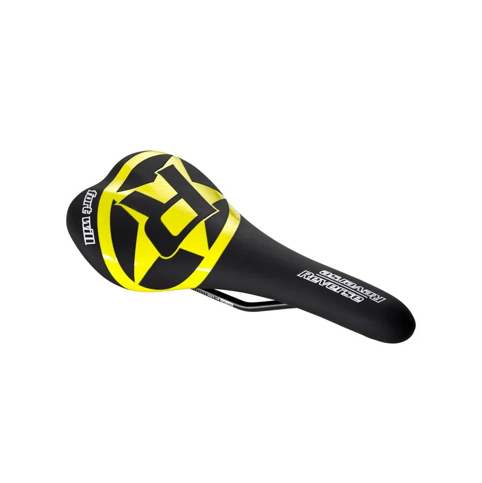 REVERSE COMPONENTS FORT WILL STYLE Rails CrMo Saddle Black/Yellow