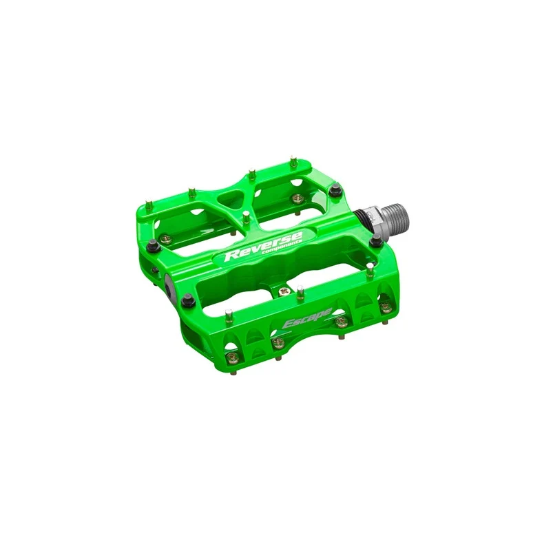 REVERSE COMPONENTS Płaskie pedały ESCAPE Fluorescencyjny zielony