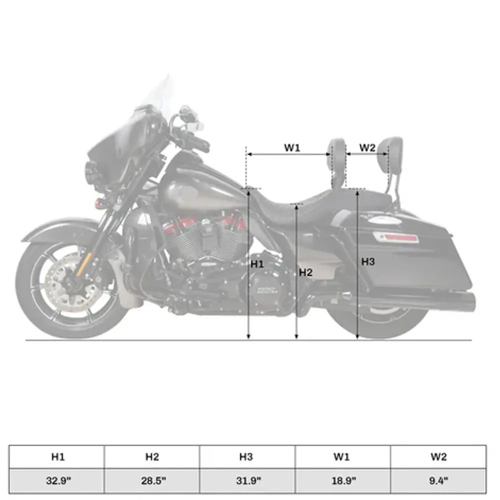 C.C Rider Low Pro Bucket Seat dla Harley