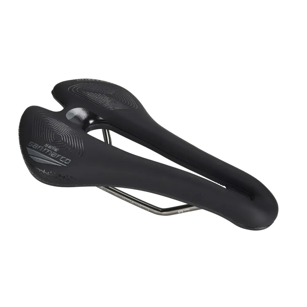 SADDLE SAN MARCO APSIDE SHORT SUPERCOMFORT OPEN-FIT RACING 139mm Szyny Manganowe