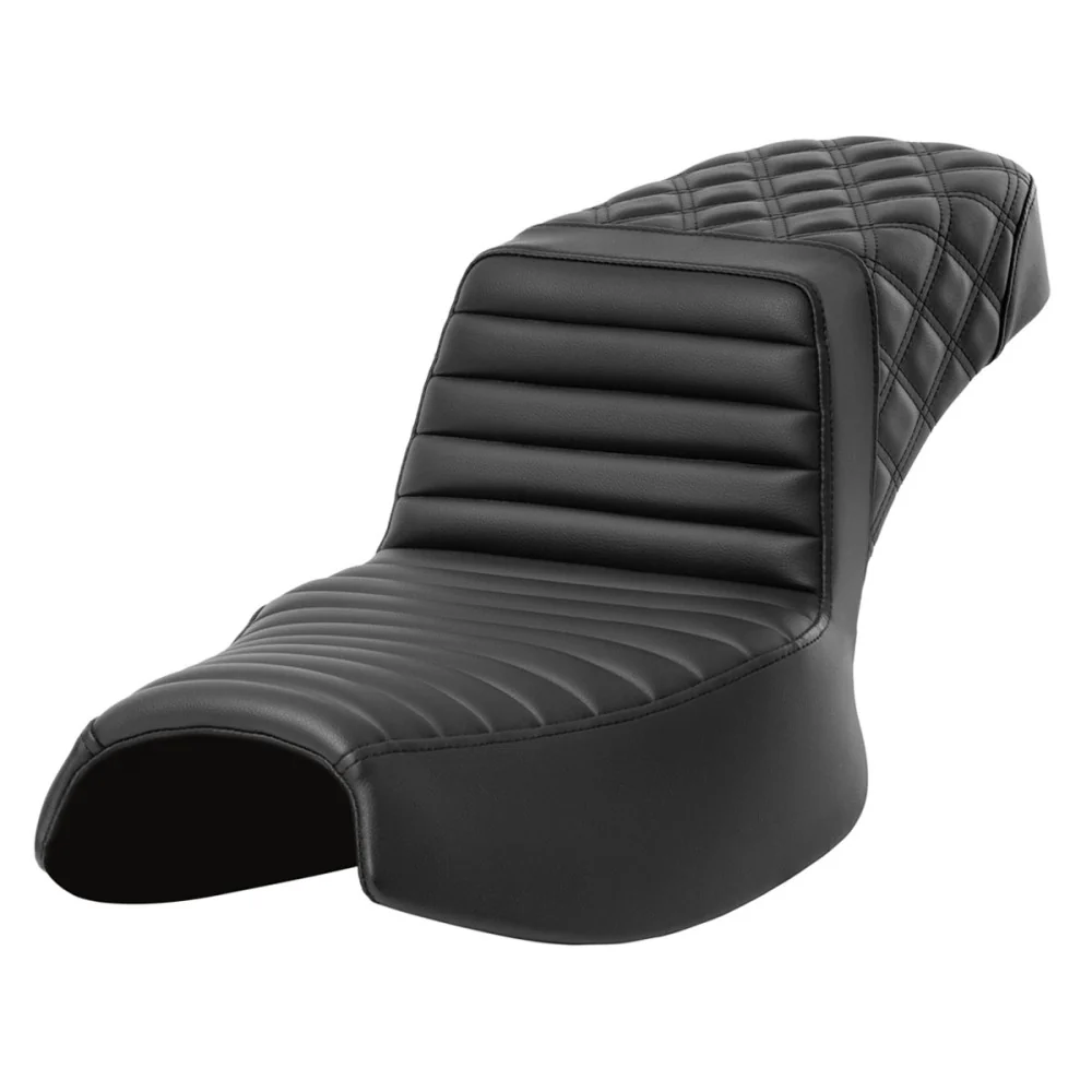 Saddlemen Technika „Step-Up Extended Reach Tuck-n-Roll / Lattice Stitch” dla Indian