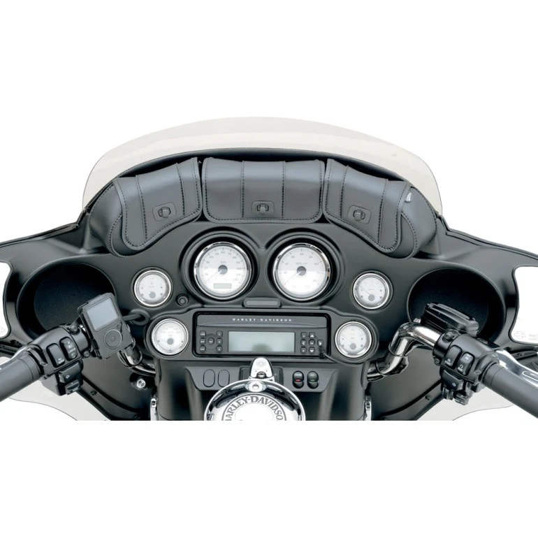 Saddlemen Torba na przednią szybę Cruis'n Deluxe z trzema kieszeniami do motocykli Harley