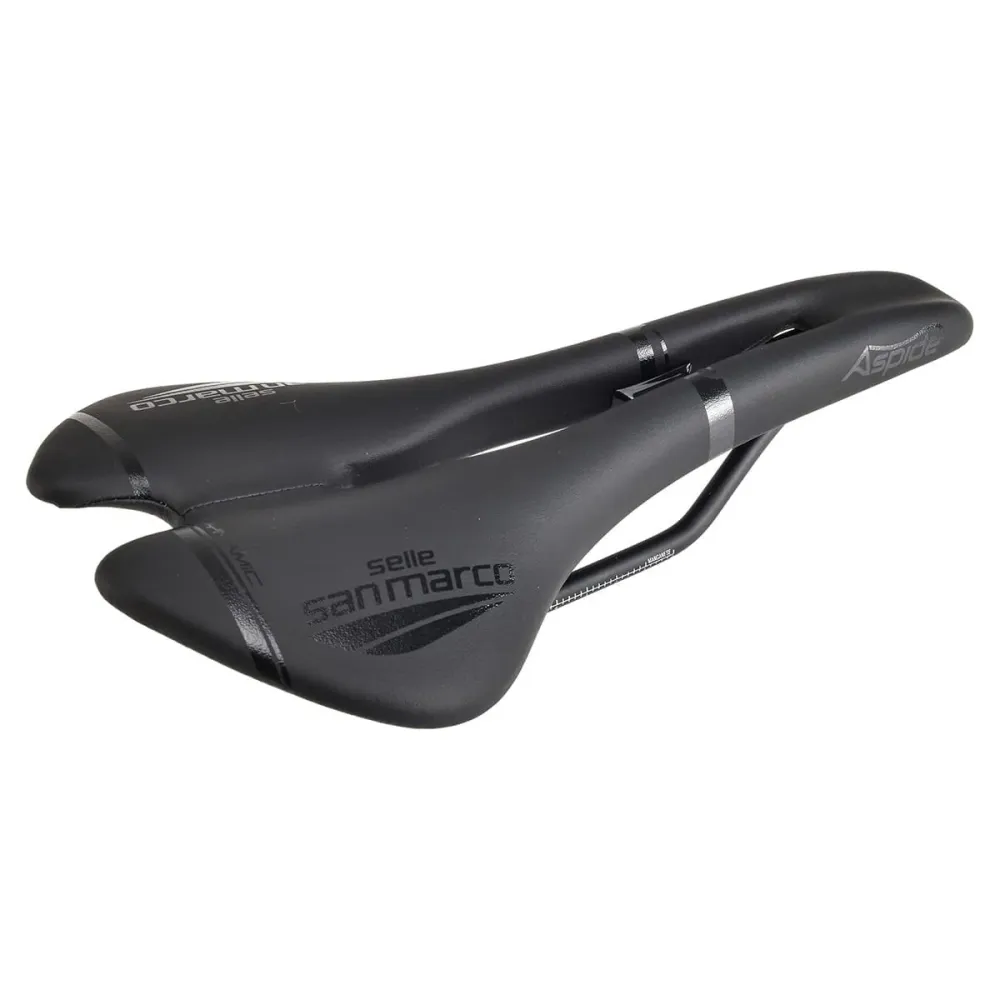 SAN MARCO ASPIDE DYNAMIC OPEN FIT WIDE Rails Siodełko Manganese Black