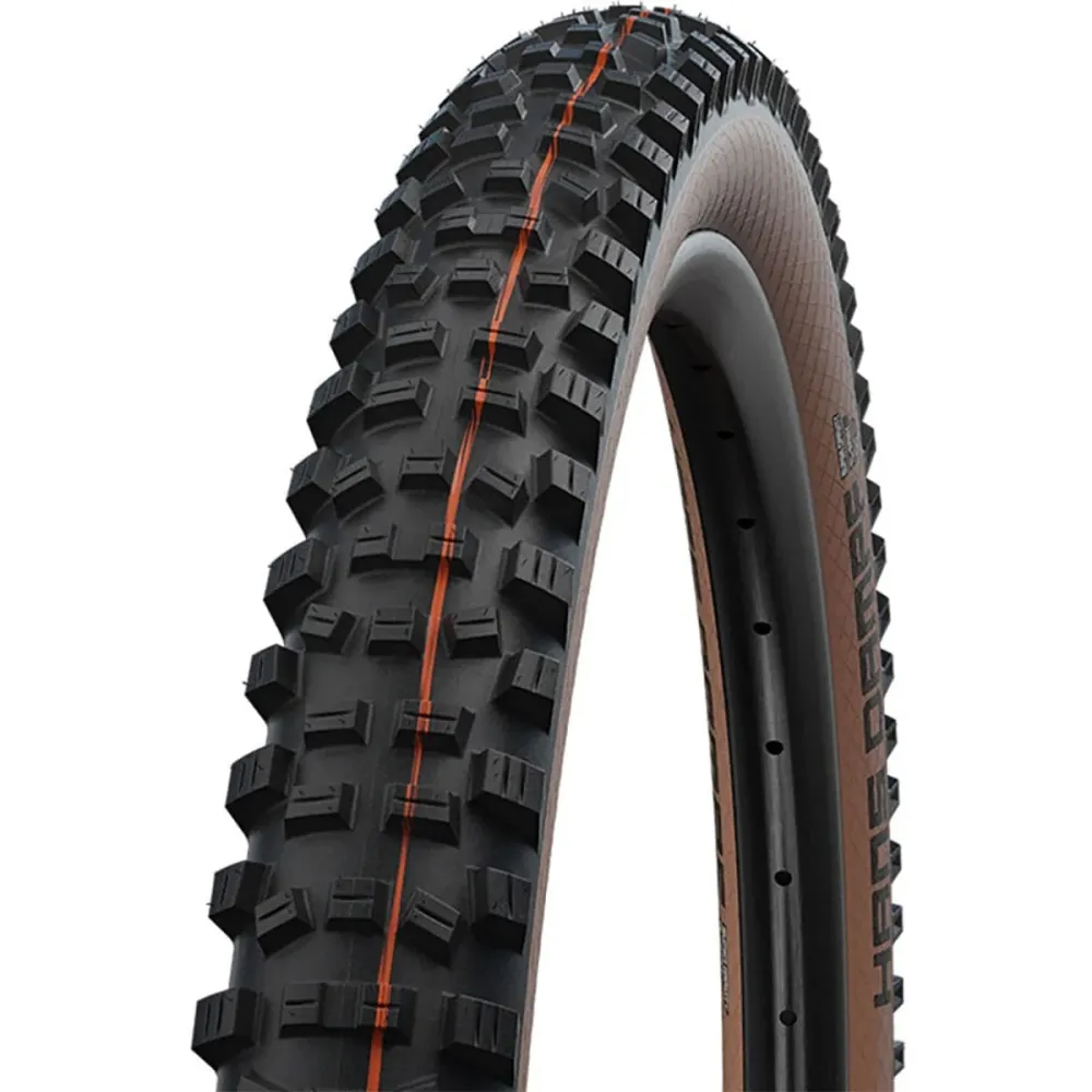 SCHWALBE HANS DAMPF 29x2.35 ADDIX SOFT SUPERTRAIL Opona bezdętkowa, miękka, czarna/brązowa