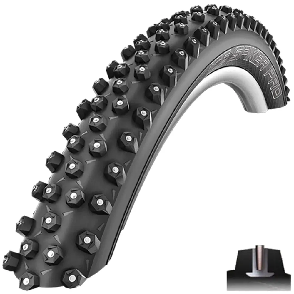 SCHWALBE ICE SPIKER PRO 29x2.25 DD RACEGUARD Opona bezdętkowa, miękka, czarna