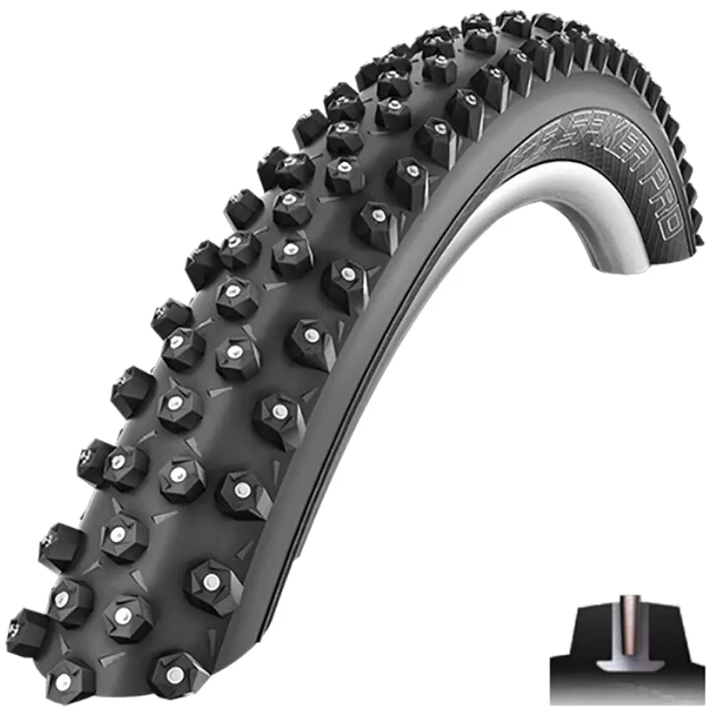SCHWALBE ICE SPIKER PRO 29x2.60 DD RACEGUARD Opona bezdętkowa, miękka, czarna