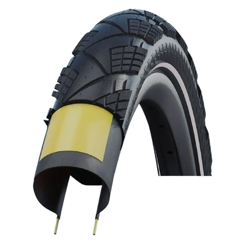 SCHWALBE MARATHON EFFICIENCY 700x55 ADDIX V-Guard Reflex TubeType Miękka opona czarna