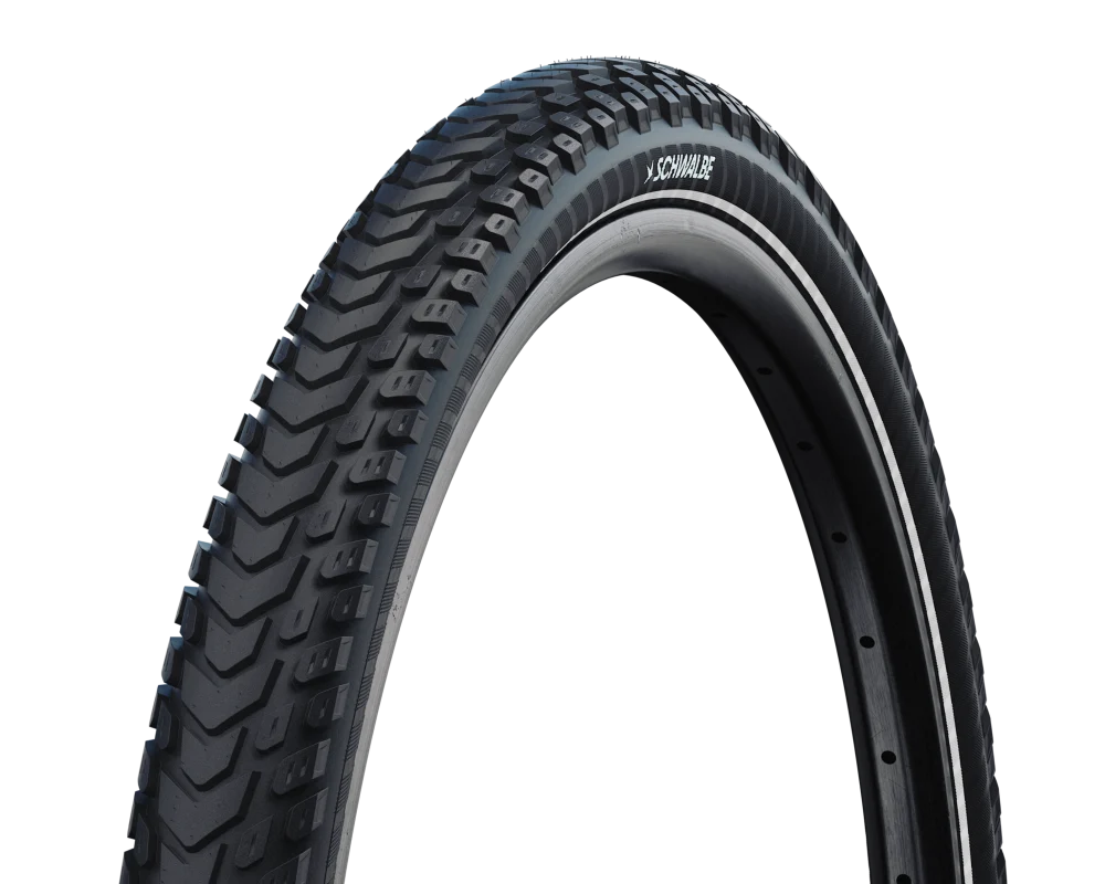 SCHWALBE MARATHON MONDIAL 650x62 ADDIX V-Guard Reflex TubeType Miękka opona czarna