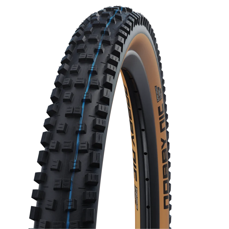 SCHWALBE NOBBY NIC 29x2.40 ADDIX SPEEDGRIP SUPERGROUND Tubeless Ready Miękka opona czarna/brązowa