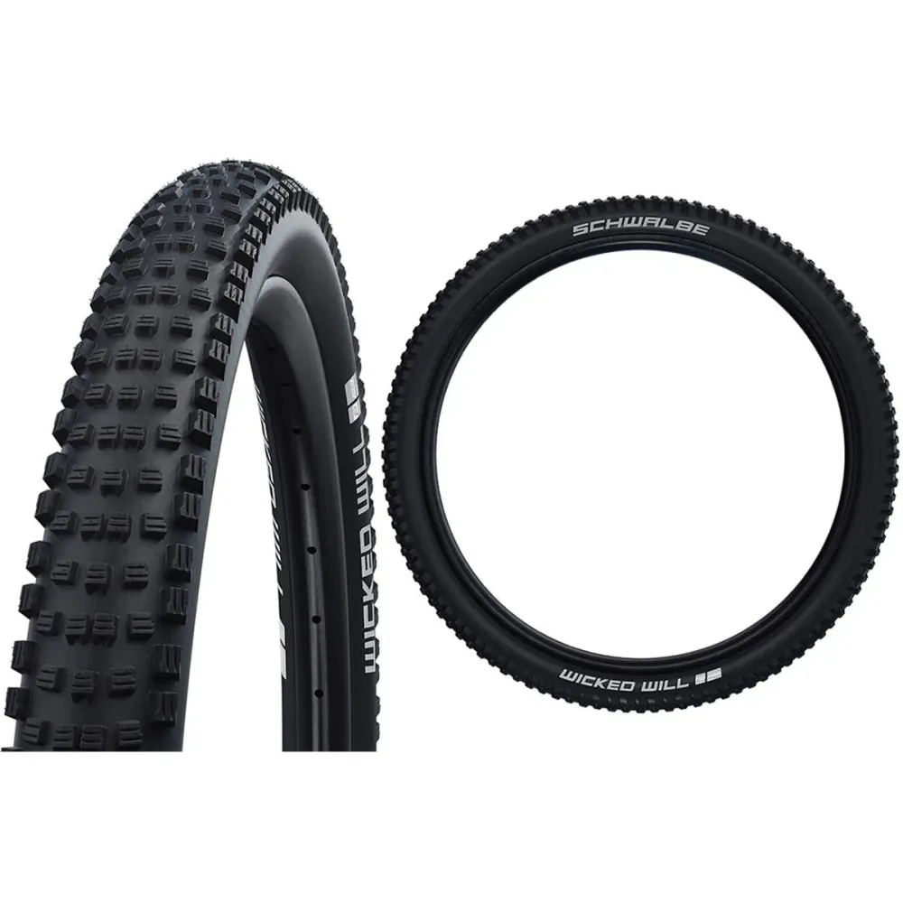 SCHWALBE WICKED WILL 29x2.25 ADDIX PERFORMANCE TwinSkin Tubeless Ready Miękka opona w kolorze czarnym