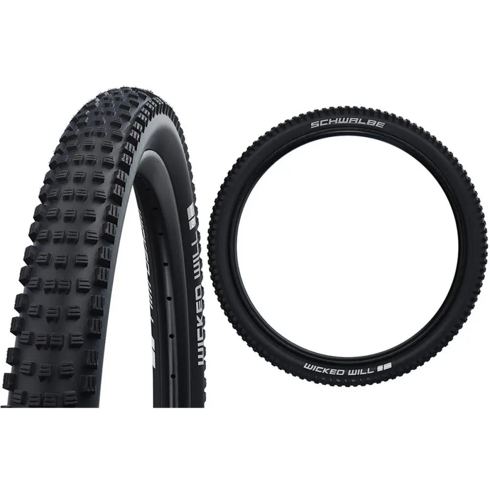 SCHWALBE WICKED WILL 29x2.40 ADDIX PERFORMANCE TwinSkin Tubeless Ready Miękka opona w kolorze czarnym