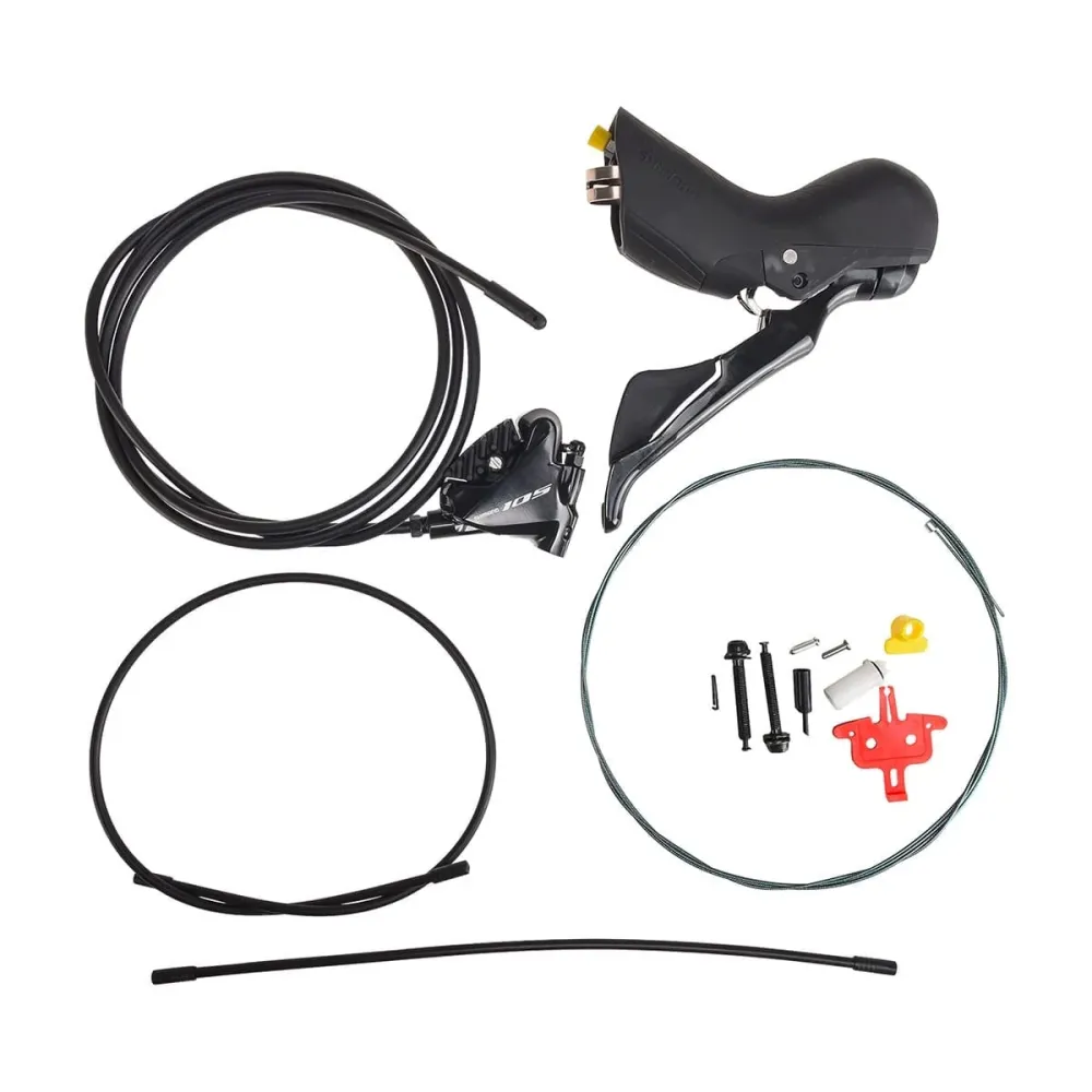 SHIMANO 105 R7020 11V z płaskim mocowaniem, dźwignią prostą bez tarczy i zaciskiem tylnym