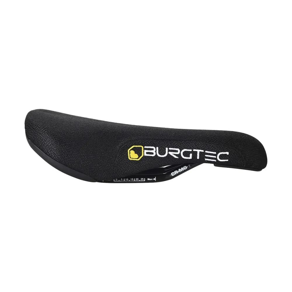 Siodełko BURGTEC CLOUD BOOST Rails CrMo Logo Saddle Black