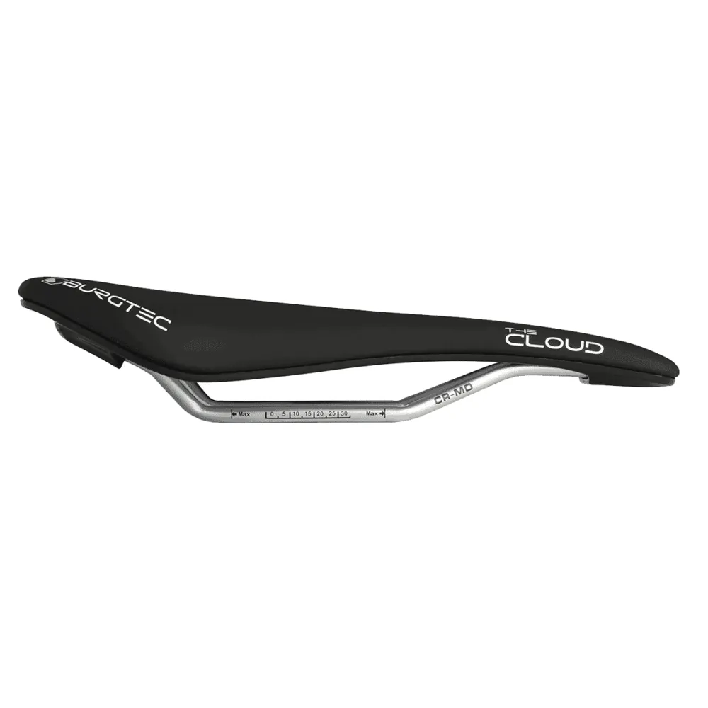 Siodełko BURGTEC CLOUD MK2 Cro-Mo Rails Black