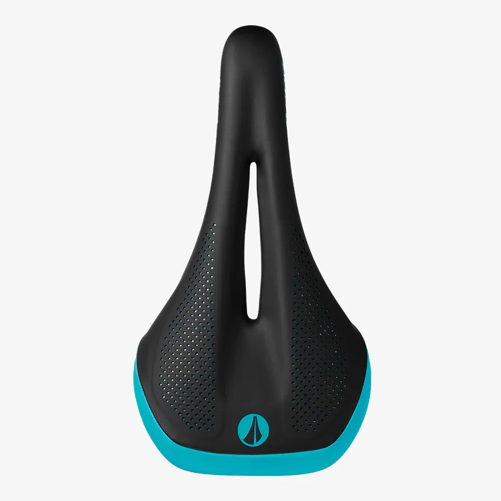 Siodełko damskie SDG ALLURE V2 - Lux Rails - Alloy Black/Turquoise